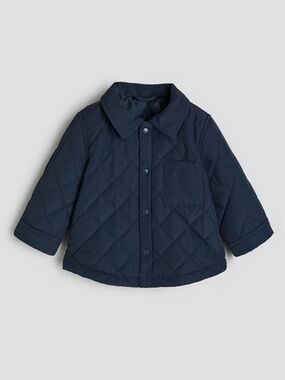 H&M Navy Quilted Toddler Jacket